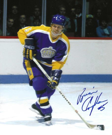 Autographed BRIAN ENGBLOM 8X10 Los Angeles Kings Photo