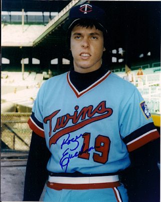 AUTOGRAPHED ROGER ERICKSON -  Minnesota Twins photo