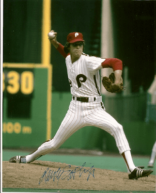 AUTOGRAPHED  RAWLEY EASTWICK 8x10 Philadelphia Phillies Photo