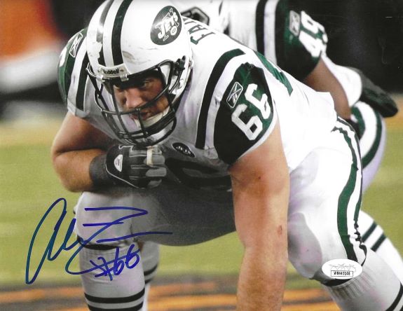 Autographed 8x10 Alan Faneca  New York Jets photo JSA Witness