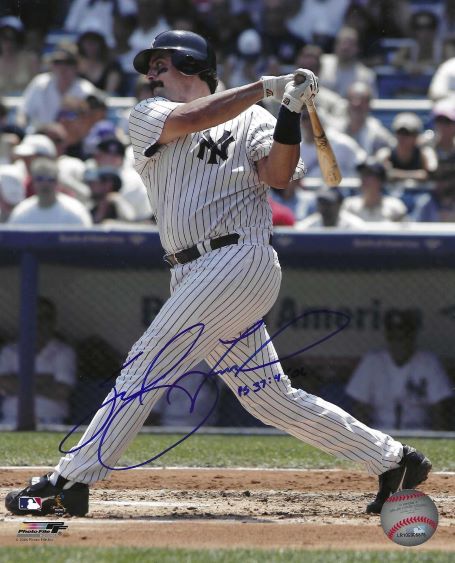 AUTOGRAPHED SAL FASANO 8x10 New York Yankees Photo
