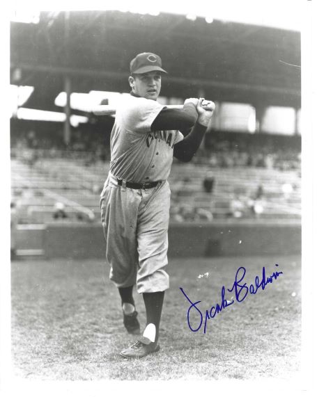 Autographed FRANK BALDWIN Cincinnati Reds Autographed 8x10 photo