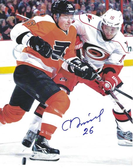 Autographed RUSLAN FEDOTENKO 8x10 Philadelphia Flyers Photo