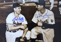 Autographed BOB FELLER & HAL NEWHOUSER 11 X 14 Cleveland Indians photo