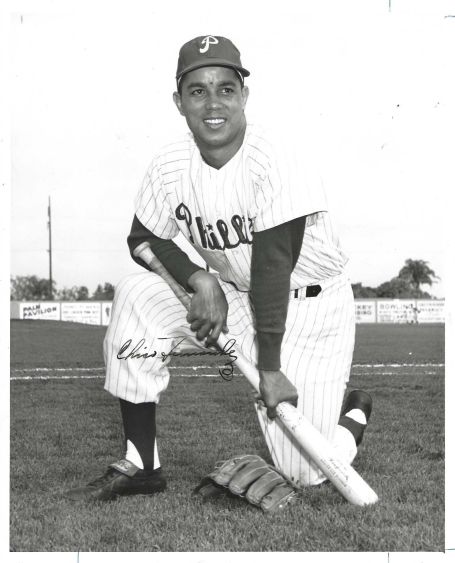 AUTOGRAPHED CHICO FERNANDEZ 8x10 Philadelphia Phillies Photo