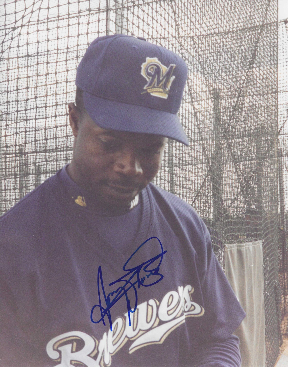 AUTOGRAPHED Tony Fernndez 8X10 Milwaukee Brewers Photo