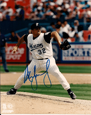 AUTOGRAPHED  ALEX FERNANDEZ  8x10 Florida Marlins Photo