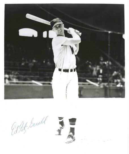 AUTOGRAPHED ED FITZGERALD 8X10 Washington Senators Photo