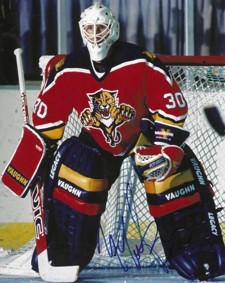 Autographed MARK FITZPATRICK 8X10 Florida Panthers Photo