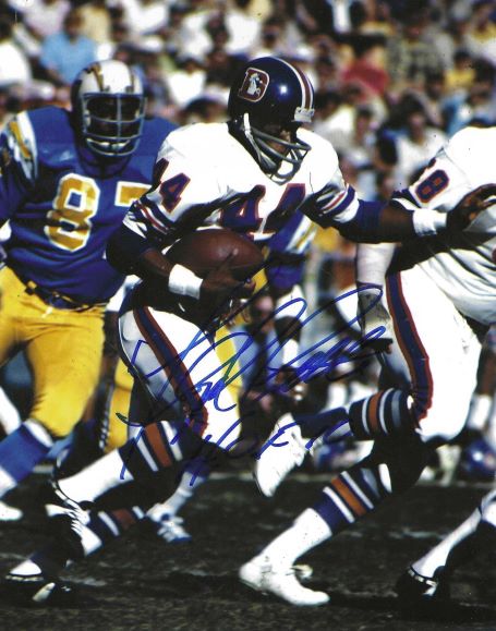 Autographed FLOYD LITTLE HOF 8X10 Denver Broncos Photo