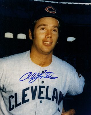 AUTOGRAPHED  photo ALAN FOSTER Cleveland Indians