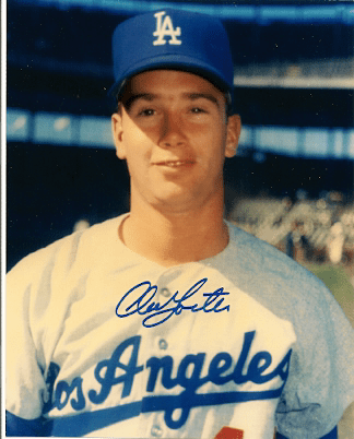 AUTOGRAPHED ALAN FOSTER 8x10 Los Angeles Dodgers photo