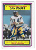 Autographed Dan Fouts San Diego Chargers 1983 Topps Card
