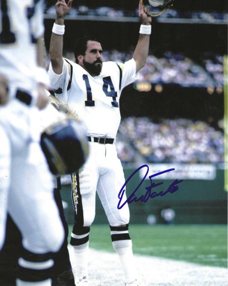Autographed DAN FOUTS San Diego Chargers 8x10 Photo