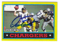 Autographed Dan Fouts San Diego Chargers 1986 Topps Card