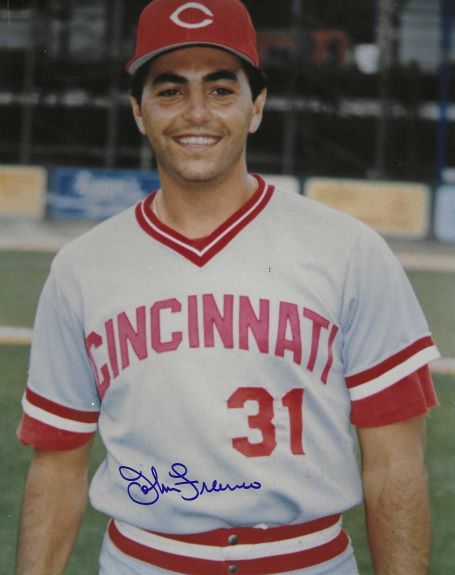AUTOGRAPHED JOHN FRANCO  8X10 Cincinnati Reds Photo