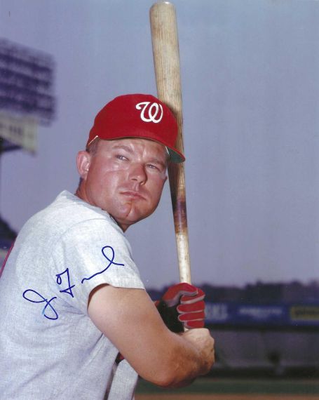 AUTOGRAPHED JIM FRENCH 8x10 Washington Senators Photo