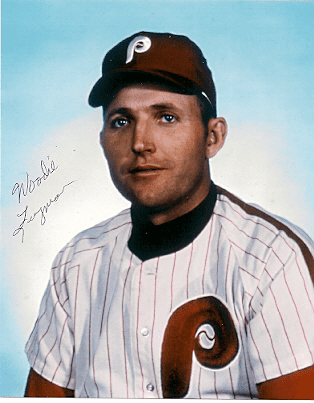 AUTOGRAPHED WOODIE FRYMAN 8x10  Philadelphia Phillies Photo