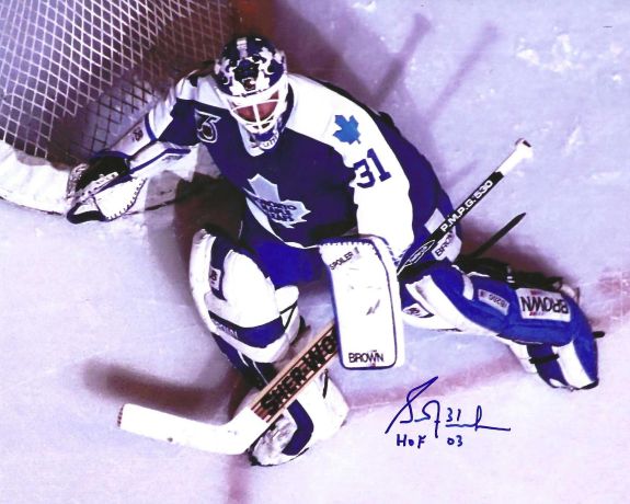 Autographed GRANT FUHR "HOF 03" 8X10 Toronto Maple Leafs Photo