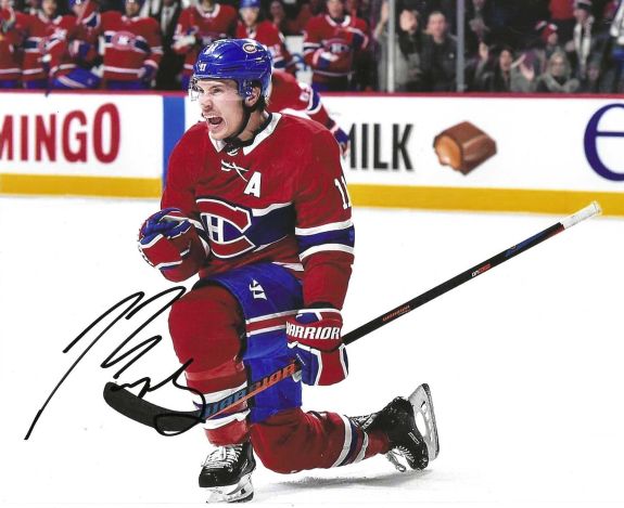 Autographed BRENDAN GALLAGHER 8X10 Montreal Canadiens Photo