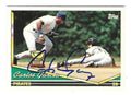 Autographed CARLOS GARCIA Pittsburgh Pirates 1994 Topps Card