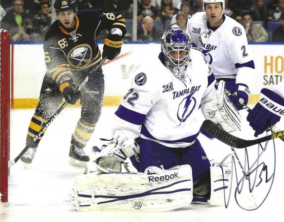 Autographed MATHIEU GARON 8X10 Tampa Bay Lightning Photo