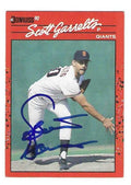 Autographed SCOTT GARRELTS San Francisco Giants 1990 Donruss Card