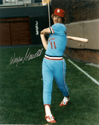 AUTOGRAPHED WAYNE GARRETT St. Louis Cardinals photo