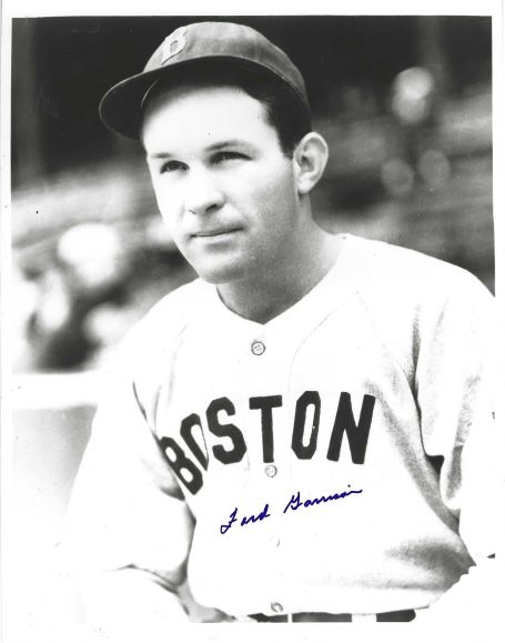AUTOGRAPHED FORD GARRISON 8X10 Boston Red Sox photo
