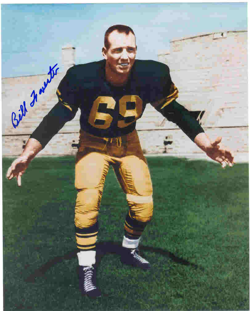 AUTOGRAPHED BILL FORESTER 8x10 Green Bay Packers Photo