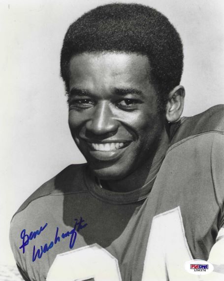 Autographed GENE WASHINGTON  8X10 Minnesota Vikings Photo PSA/DNA Hologram