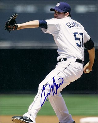 AUTOGRAPHED JUSTIN GERMANO SD Padres photo