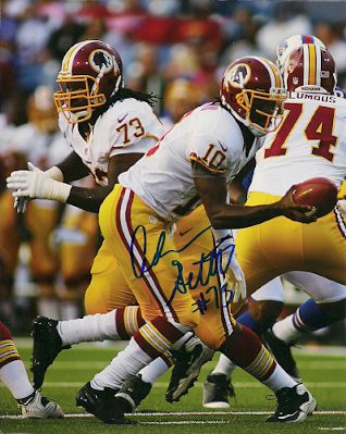 Autographed Adam Gettis 8x10 photo Washington Redskins