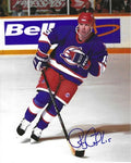Autographed RANDY GILHEN 8x10 Winipeg Jets photo