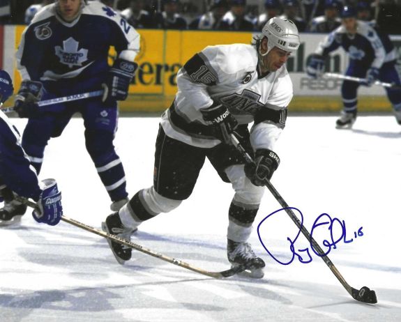 Autographed RANDY GILHEN 8x10 Los Angeles Kings photo