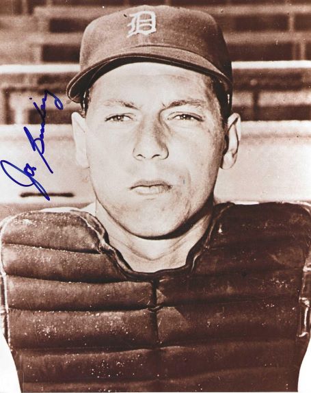 AUTOGRAPHED JOE GINSBERG 8x10 Detroit Tigers Photo