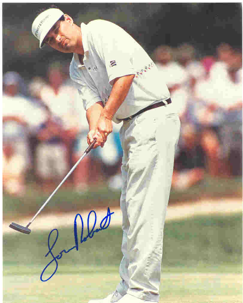 AUTOGRAPHED SIGNED photo LOREN ROBERTS PGA Golf