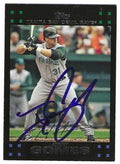 Autographed JONNY GOMES Tampa Bay Devil Rays 2007 Topps Card