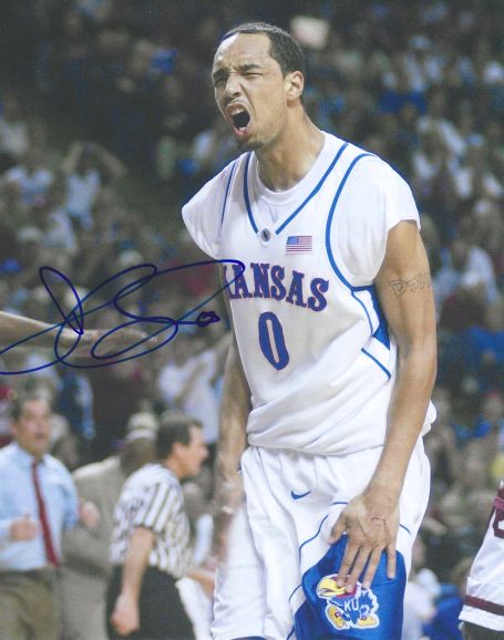 Autographed DREW GOODEN Kansas Jayhawks 8x10 Photo