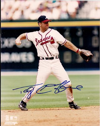 AUTOGRAPHED  photo TONY GRAFFANINO Atlanta  Braves