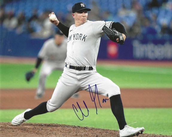 Autographed CHAD GREEN 8X10 New York Yankees Photo