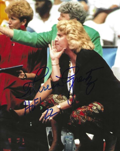 Autographed THERESA GRENTZ 8X10 HOF photo