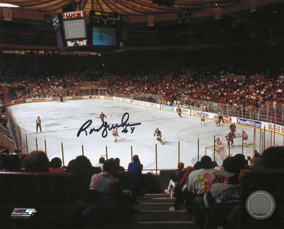 Autographed RON GRESCHNER  8X10 New York Rangers Photo