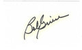 Autographed BOB GRIESE 3x5 INDEX CARD