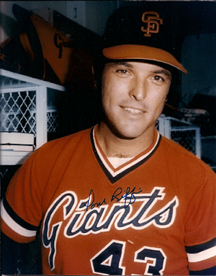 AUTOGRAPHED TOM GRIFFIN San Francisco Giants Photo