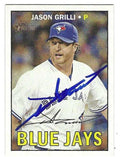 Autographed JASON GRILLI Toronto Blue Jays 2016 Topps Heritage Card