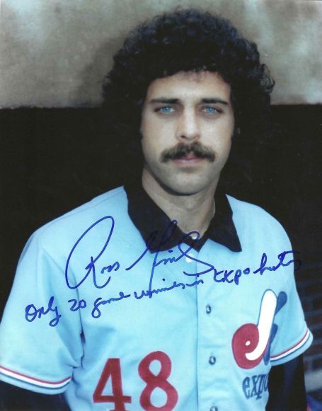 AUTOGRAPHED ROSS GRIMSLEY "Only 20 Game Winner" 8x10 Montreal Expos Photo