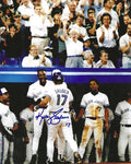 AUTOGRAPHED KELLY GRUBER  8X10 photo Toronto Blue Jays