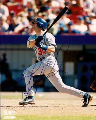 AUTOGRAPHED MARK GRUDZIELANEK 8X10 Los Angeles Dodgers photo