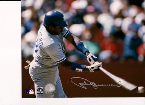 AUTOGRAPHED PEDRO GUERRERO 8X10 Los Angeles Dodgers photo
